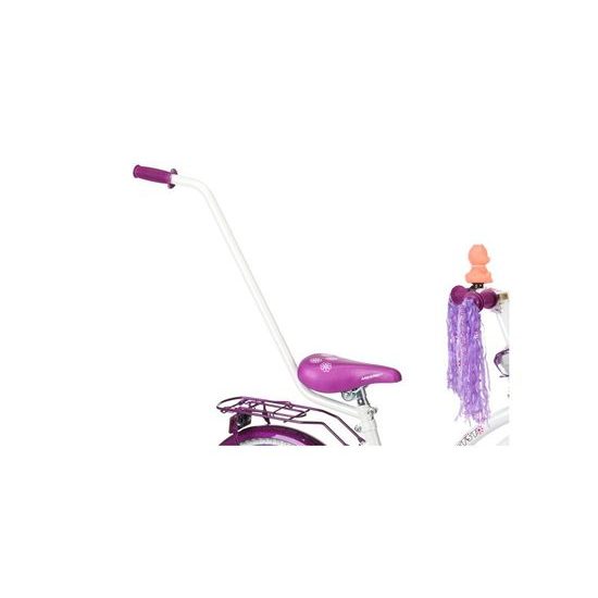 Mexller dětské kolo SISI 16" s vodící tyčí bílofialové