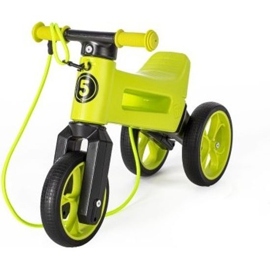 Odrážedlo FUNNY WHEELS Rider SuperSport zelené 2v1+popruh