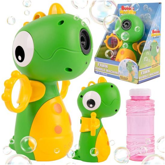 Bublifuk na baterie Zelený dinosaurus