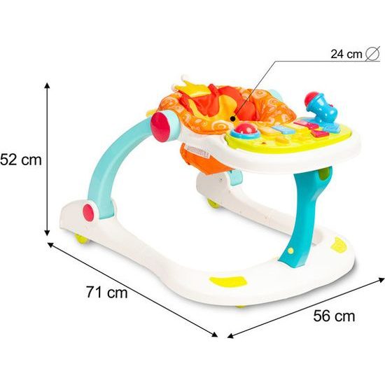 Edukační dětské chodítko 4v1