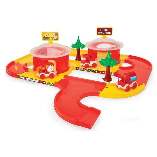 Wader Kid Cars 3D Policie s dráhou 3,8 m