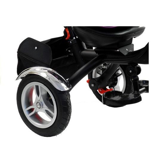 Majlo Toys multifunkční tříkolka s nafukovacími koly PRO500 fialová