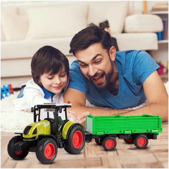 Dětský interaktivní traktor na setrvačník Farm Land