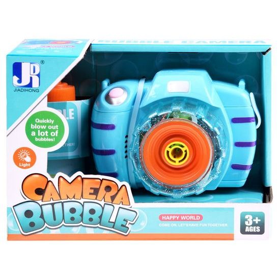 Majlo Toys bublifuk na baterie Fotoaparát modrý