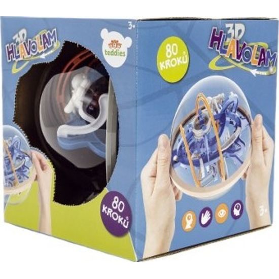 Hlavolam - edukační koule 80 kroků