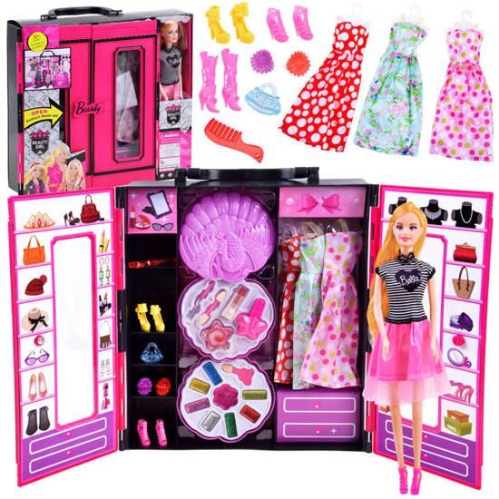 Panenka se šatníkem a doplňky Beauty Belle