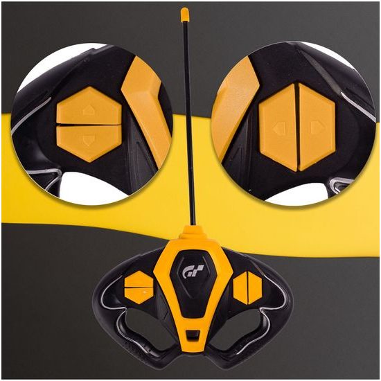 Auto na dálkové ovládání s kouřovým efektem Speed Phantom 1:14 žluté