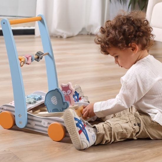 VIGA PolarB Dětské chodítko - zvířecí kamarádi