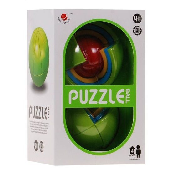 Dětská 3D puzzle stavebnice ve tvaru koule Puzzle Ball 21 součástí