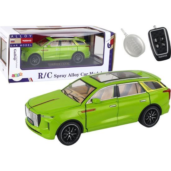 Hliníkový model RC auta 1:24 C, zelená