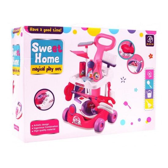 Dětský úklidový vozík s vysavačem Sweet Home