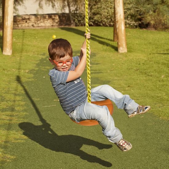 Dětská kulatá houpačka King Sport - oranžová