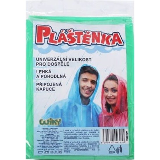 Pláštěnka universální velikost pro dospělé - mix 5 barev