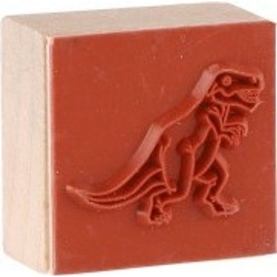 Razítka dřevěná 5+1 s poduškou dinosauři