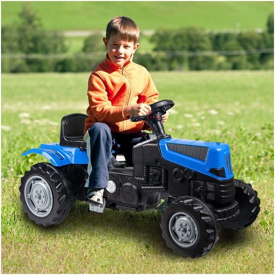 Dětský šlapací traktor Active Pedal modrý
