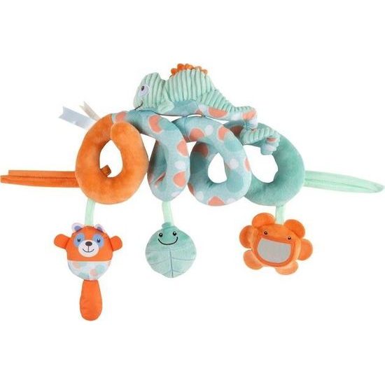 Závěsná hračka Spirála na kočárek Chameleon