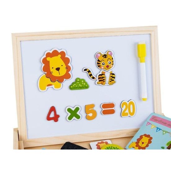 Majlo Toys dřevěná magnetická tabulka Puzzle Board