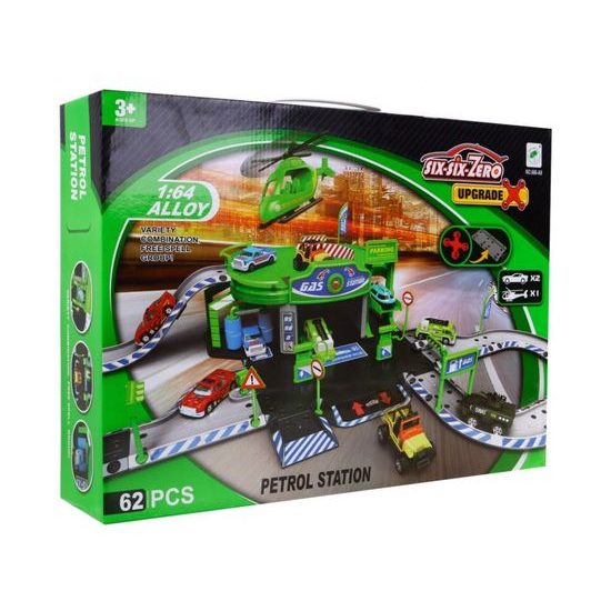 Majlo Toys benzínová pumpa s dráhou