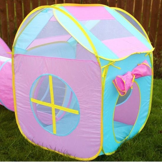 Majlo Toys dětský stan 3v1 s tunelem Paradise Tent