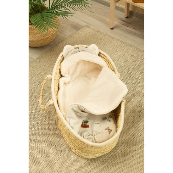 Zimní fusak do kočárku/ do autosedačky - olivy