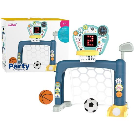 Sada 3v1 arkádové hry pro nejmenší- golf, basketbal a fotbal