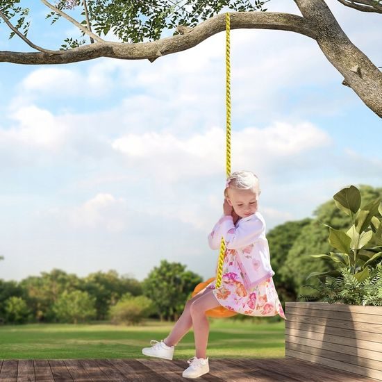 Dětská kulatá houpačka King Sport - oranžová