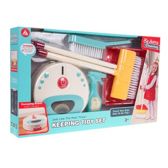 Dětská úklidová souprava s robotickým vysavačem Tidy Set