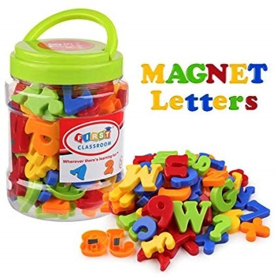 Majlo Toys magnetická písmenka a číslice 78 kusů First Classroom