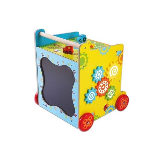 Ecotoys velké dřevěné multifunkční chodítko