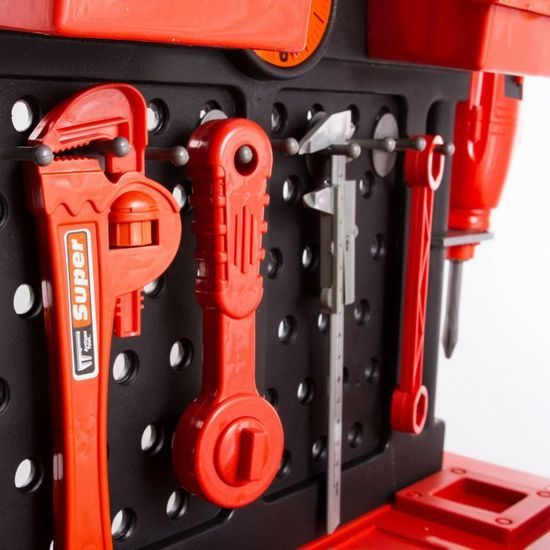 Ecotoys dětská pracovní dílnas s vrtačkou na baterie Superior