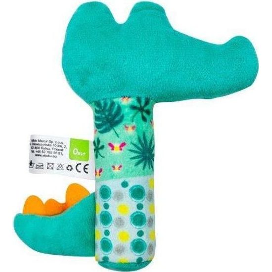 Plyšové chrastítko Krokodýl