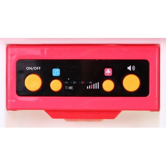 Majlo Toys dětská kuchyňka se zvuky a párou- růžová