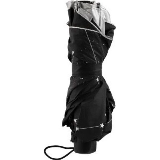 Skládací Deštník hvězdná obloha - pro dospělé stříbrný