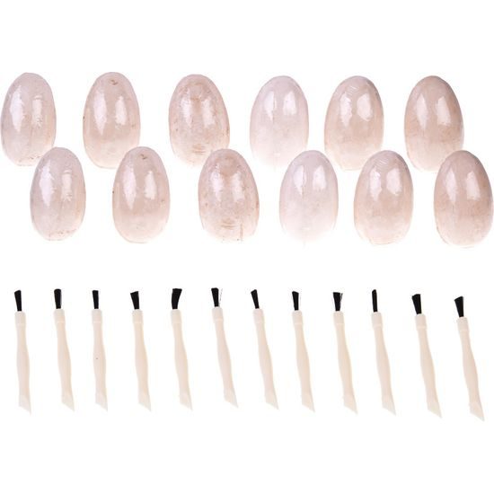 Archeologická sada 12 velkých vajíček + karty se světem dinosaurů