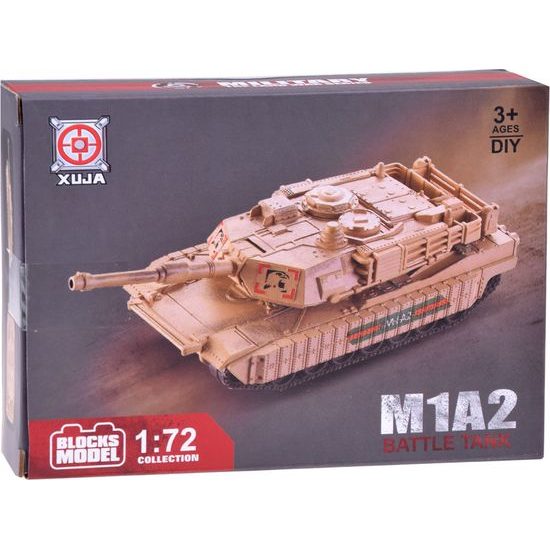Stavebnice Abrams M1A2 Americký Tank 1:72