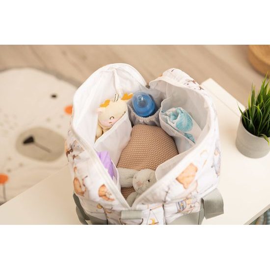 Taška na kočárek Zvěrokruh, šedá