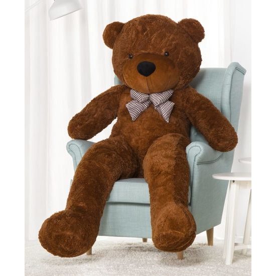 Plyšový medvěd Kvído 190 cm XXL hnědý