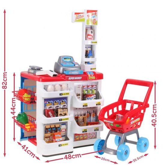 Ecotoys dětský obchod Supermarket