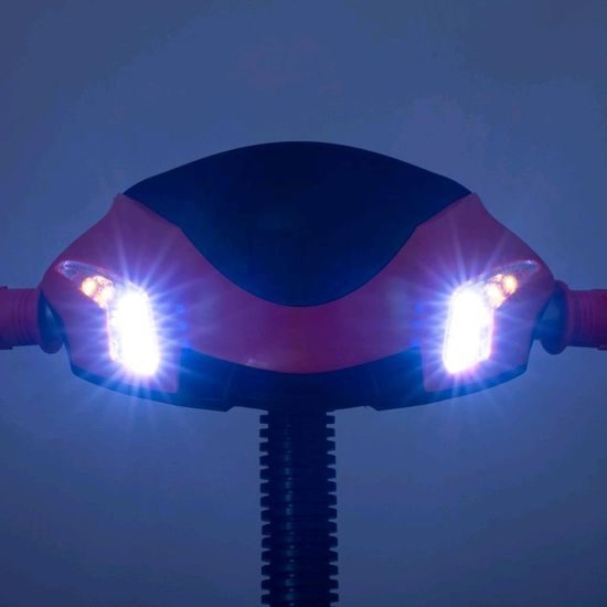 Baby Mix dětská tříkolka s LED světly Lux Trike tmavě šedá