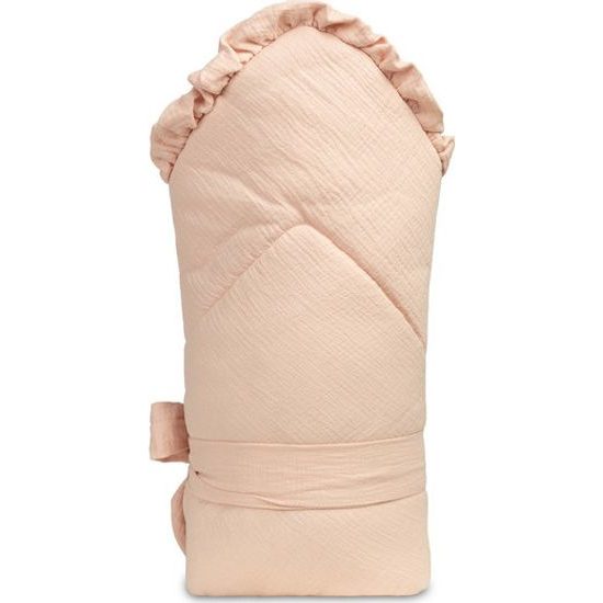 Dětská mušelínová zavinovačka - světle růžová