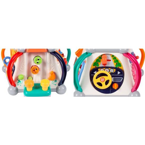 Huile Toys multifunkční kostka pro nejmenší se zvuky Activity Pyramid