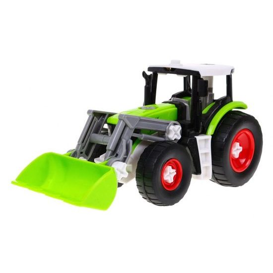 Majlo Toys dětský šroubovací traktor s vlečkou Farm Tractor