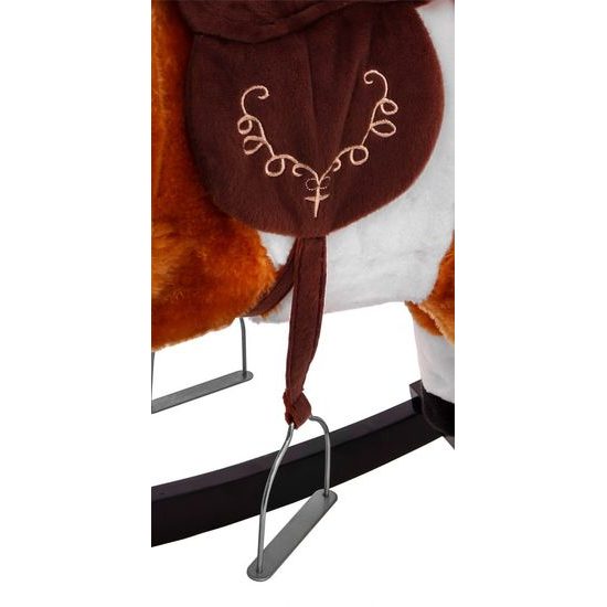 Plyšový houpací kůň Ferda - světle hnědý