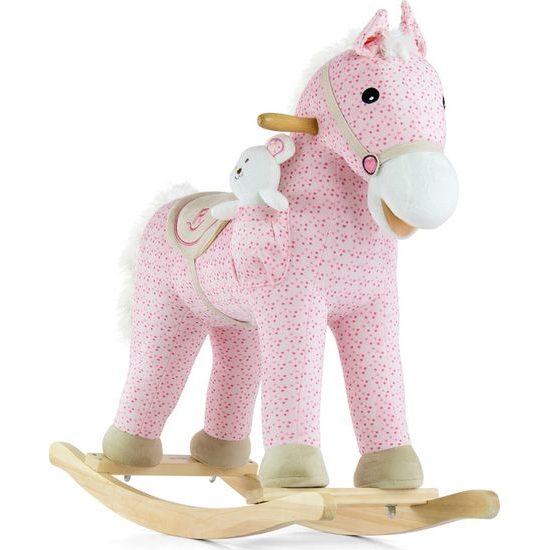 Houpací koník s melodií Milly Mally Pony růžový