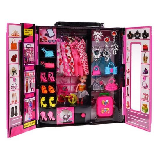 Majlo Toys panenka se šatníkem a doplňky Beauty Wardrobe