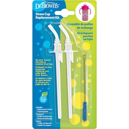 Dr Brown's Náhradní slámky do termohrnku 2ks