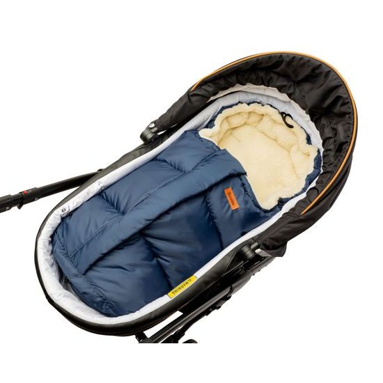 Sensillo Zimní fusak Combi Polar 3v1 krémová + navy