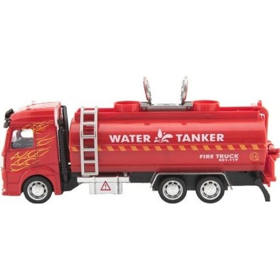 Hasičské auto na zpětné natažení - mix 3 druhy