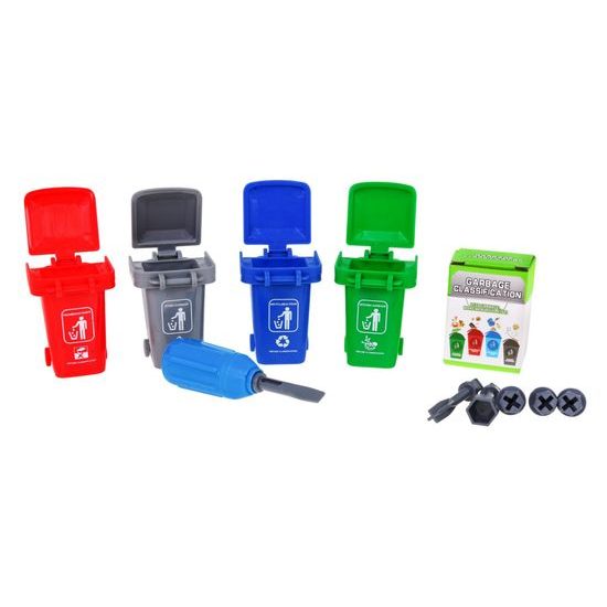 Šroubovací popelářské auto s kontejnery Garbage Truck