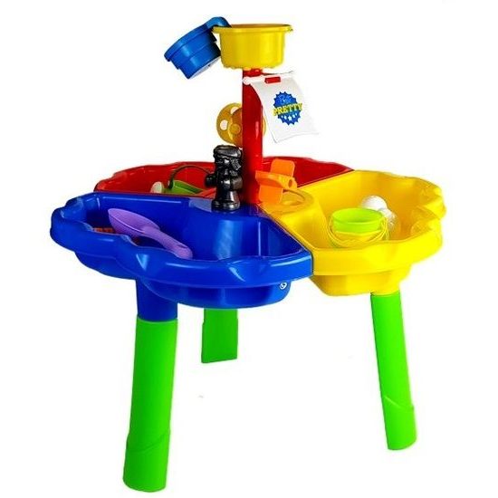 Majlo Toys dětské pískoviště ve stolečku s příslušenstvím Summer Table